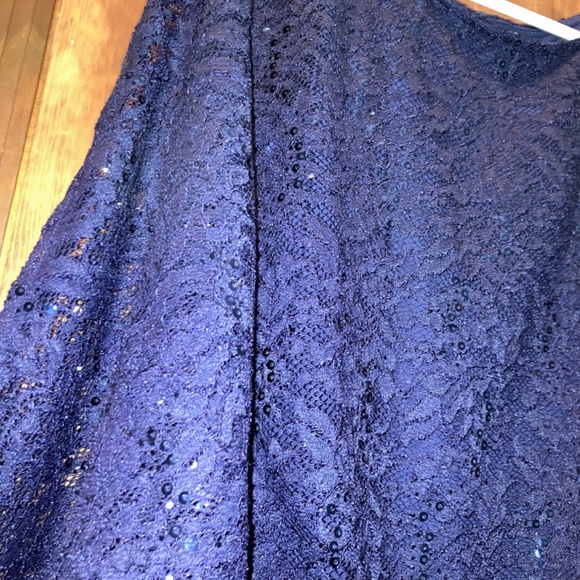 Dress Barn Navy Blue Formal Dress Size Small - Picture 4 of 5
